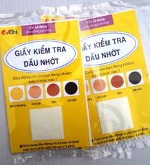 Giấy kiểm tra dầu nhớt