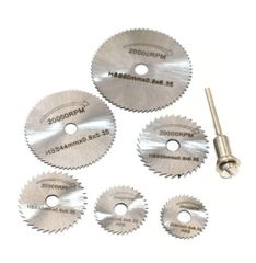 Lưỡi cưa hợp kim 44mm + trục nối 3mm (bộ)