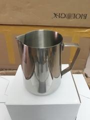 Ca inox 1000ml, không vạch, không nắp