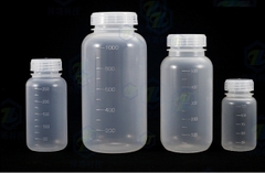 Chai nhựa pp miệng rộng có chia vạch 125ml