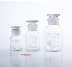 Chai thủy tinh nút nhám chia vạch 60ml