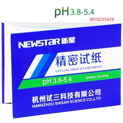 Giấy đo pH 3,8-5,4 của Newstar