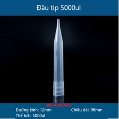 Đầu tip 5000ul (đường kính 12mm) (cái)