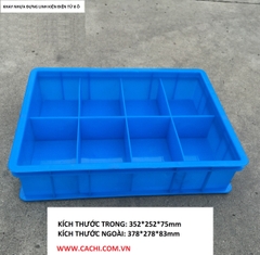 Khay nhựa 8 ô