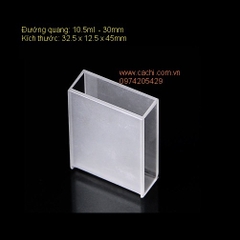Cuvet thủy tinh 32.5x12.5x45mm