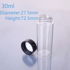 Bộ 100 Lọ thủy tinh 30ml (trắng)