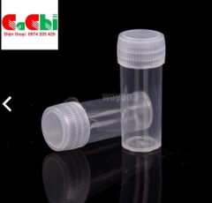 Bộ 5 cái Lọ đựng mẫu 5 ml bằng nhựa nắp ấn