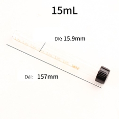 Ống nghiệm chia vạch 15ml có nắp