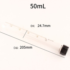 Ống nghiệm chia vạch 50ml có nắp