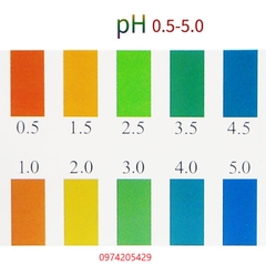Giấy đo pH 0.5-5.0 dạng tệp