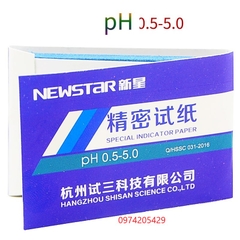 Giấy đo pH 0.5-5.0 dạng tệp