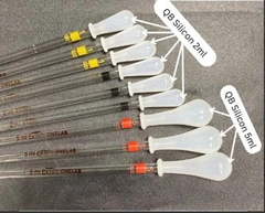 Pipet thủy tinh 5ml dài 20cm và quả bóp silicon