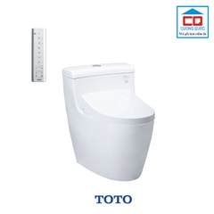 Bồn cầu 1 khối nắp rửa điện tử TOTO MS636CDRW12#XW