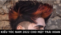 Kiểu tóc nam đẹp 2022 cho mặt Trái xoan