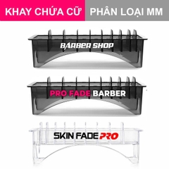 Khay chứa cữ tông đơ đựng được 10 cữ Skin Fade dành cho Barber