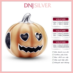 [Chính hãng] Charm bạc 925 cao cấp - Charm Glow-in-the-dark Spooky Pumpkin thích hợp để mix vòng tay charm bạc cao cấp - DN584