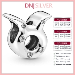 [Chính hãng] Charm bạc 925 cao cấp - Charm Sparkling Taurus Zodiac thích hợp để mix vòng tay charm bạc cao cấp - DN653
