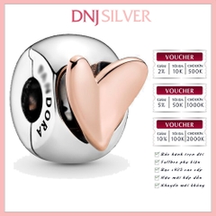 [Chính hãng] Charm bạc 925 cao cấp - Charm Freehand Heart Clip thích hợp để mix vòng tay charm bạc cao cấp - DN602