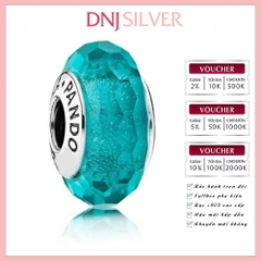 [Chính hãng] Charm bạc 925 cao cấp - Charm Teal Shimmer Murano Glass thích hợp để mix vòng tay charm bạc cao cấp - DN727