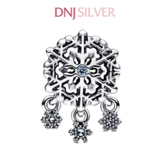 [Chính hãng] Charm bạc 925 cao cấp - Charm Icy Snowflake Drop thích hợp để mix vòng tay charm bạc cao cấp - DN695