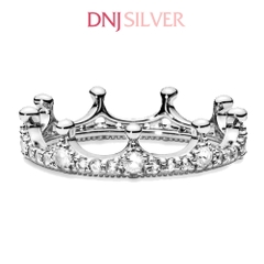 Nhẫn bạc 925 cao cấp - Nhẫn Clear Sparkling Crown