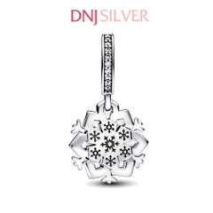 [Chính hãng] Charm bạc 925 cao cấp - Charm Sparkling Snowflake Double Dangle thích hợp để mix vòng tay charm bạc cao cấp - DN581
