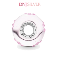 [Chính hãng] Charm bạc 925 cao cấp - Charm Murano Pink Flower thích hợp để mix vòng tay charm bạc cao cấp - DN608