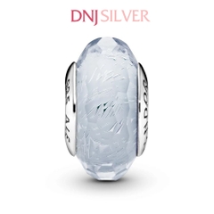 [Chính hãng] Charm bạc 925 cao cấp - Charm Faceted Frosty Mint Murano Glass thích hợp để mix vòng tay charm bạc cao cấp - DN723