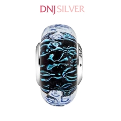 [Chính hãng] Charm bạc 925 cao cấp - Charm Dark Blue Murano Glass Ocean thích hợp để mix vòng tay charm bạc cao cấp - DN688
