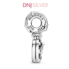 [Chính hãng] Charm bạc 925 cao cấp - Charm Disney Lady and the Tramp Heart Dangle thích hợp để mix vòng tay charm bạc cao cấp - DN576