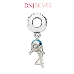 [Chính hãng] Charm bạc 925 cao cấp - Charm Shimmering Dolphin Dangle thích hợp để mix vòng tay charm bạc cao cấp - DN689