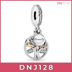 Charm bạc 925 cao cấp, bộ tổng hợp các mẫu charm bạc DNJ để mix vòng charm - Bộ sản phẩm từ DN118 đến DN133 - TH8