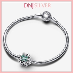 [Chính hãng] Charm bạc 925 cao cấp - Charm Splittable Four Leaf Clover thích hợp để mix vòng tay charm bạc cao cấp - DN528