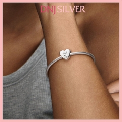 [Chính hãng] Charm bạc 925 cao cấp - Charm Dad Heart thích hợp để mix vòng tay charm bạc cao cấp - DN543