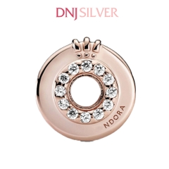 [Chính hãng] Charm bạc 925 cao cấp - Charm Open Center Pave Crown O thích hợp để mix vòng tay charm bạc cao cấp - DN700