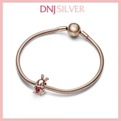 [Chính hãng] Charm bạc 925 cao cấp - Charm Rabbit Rose With Cherries Jubilee Red thích hợp để mix vòng tay charm bạc cao cấp - DN521