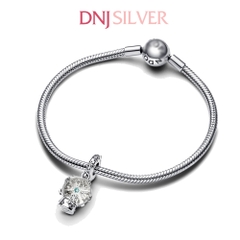 [Chính hãng] Charm bạc 925 cao cấp - Charm Snowflake Snow Globe Dangle thích hợp để mix vòng tay charm bạc cao cấp - DN580