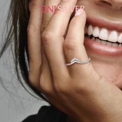 Nhẫn bạc 925 cao cấp - Nhẫn Tiara Wishbone