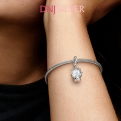[Chính hãng] Charm bạc 925 cao cấp - Charm Snowflake Snow Globe Dangle thích hợp để mix vòng tay charm bạc cao cấp - DN580