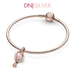 [Chính hãng] Charm bạc 925 cao cấp - Charm Sparkling Pink Hot Air Balloon Dangle thích hợp để mix vòng tay charm bạc cao cấp - DN706