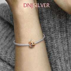 [Chính hãng] Charm bạc 925 cao cấp - Charm Glow-in-the-dark Spooky Pumpkin thích hợp để mix vòng tay charm bạc cao cấp - DN584