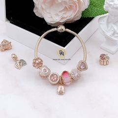 Vòng tay bạc S925, vòng tay charm thời trang phong thủy mã VDN0116