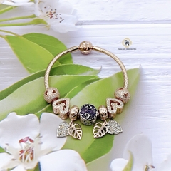 Vòng tay bạc S925, vòng tay charm thời trang phong thủy mã VDN0168
