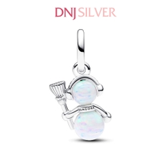 [Chính hãng] Charm bạc 925 cao cấp - Charm Moments Opalescent Snowman thích hợp để mix vòng tay charm bạc cao cấp - DN585