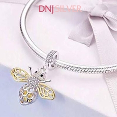 [Chính hãng] Charm bạc 925 cao cấp - Charm Sterling Silver Bee thích hợp để mix vòng tay charm bạc cao cấp - DN748