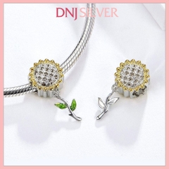 [Chính hãng] Charm bạc 925 cao cấp - Charm Sunflower thích hợp để mix vòng tay charm bạc cao cấp - DN564