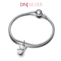 [Chính hãng] Charm bạc 925 cao cấp - Charm Moments Opalescent Snowman thích hợp để mix vòng tay charm bạc cao cấp - DN585