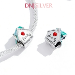 [Chính hãng] Charm bạc 925 cao cấp - Charm Happy Family House thích hợp để mix vòng tay charm bạc cao cấp - DN588