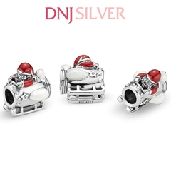[Chính hãng] Charm bạc 925 cao cấp - Charm Santa Rocketship thích hợp để mix vòng tay charm bạc cao cấp - DN225