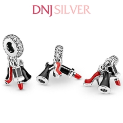 [Chính hãng] Charm bạc 925 cao cấp - Charm Glamour Trio Dangle thích hợp để mix vòng tay charm bạc cao cấp - DN315